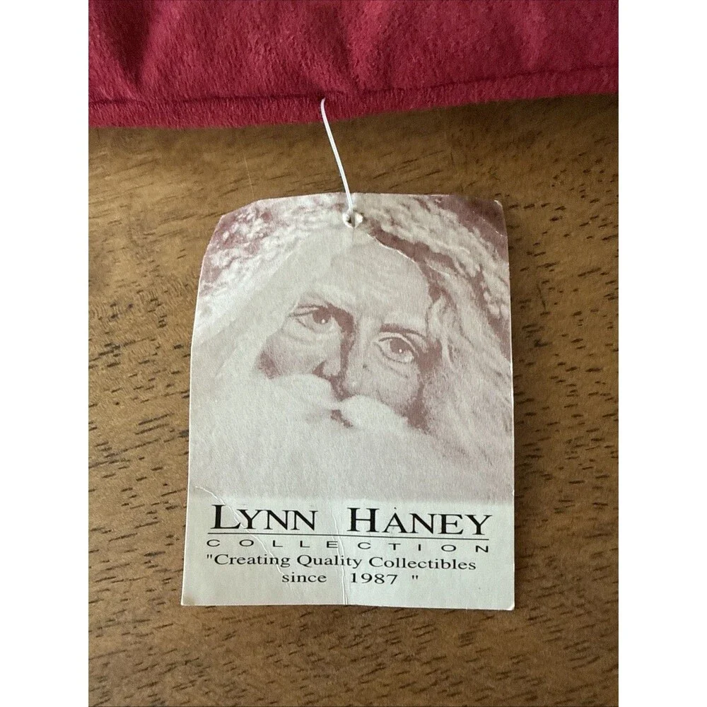 Lynn Haney Santa Teddy Bear Holly Handcrafted Needlepoint Stocking Style SK010LH